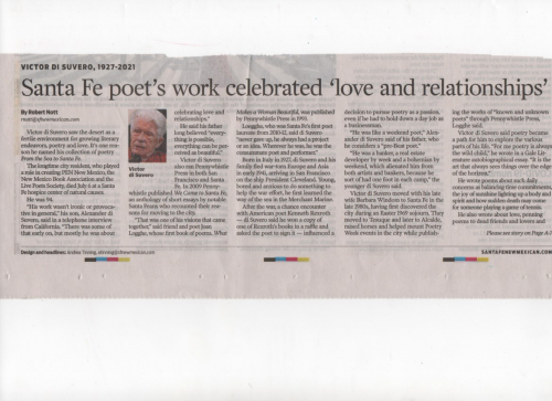 Victor di Suevro: Poet Celebrated Love and Relationships