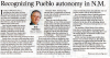 Recognizing Pueblo Autonomy