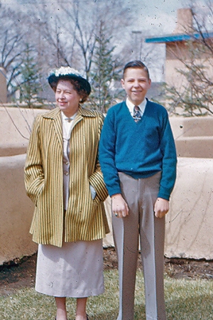 y other and me. Easter, 1952, Washington Ave.