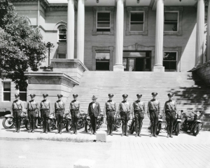 New Mexico Motor Patrol inaguration with Governor Arthur Seligman August 5, 1933