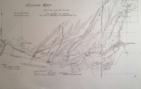 sketch map of Aztec Springs by Hugo Hartmann