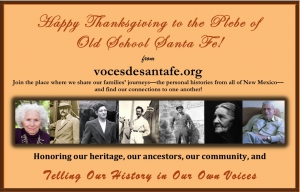 Join the Voces de Santa Fe website and share your history