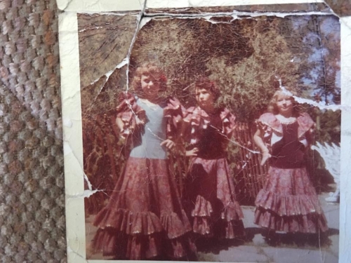 Dancing on the plaza at Fiestas de Santa Fe about 1957-58