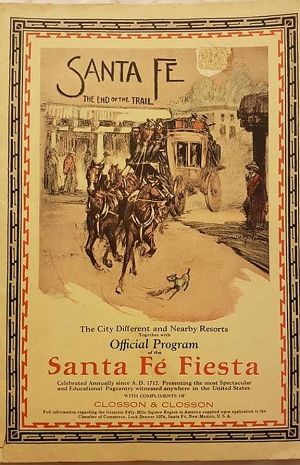 Santa Fe Fiesta Program - 1922