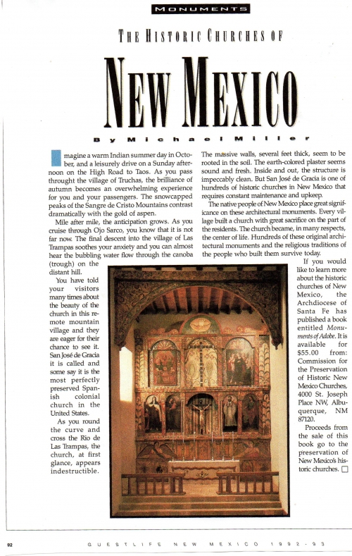 The Historic Churches of New Mexico