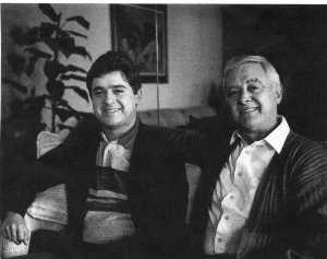 Roberto Martinez with his son Lorenzo. Los Reyes de Albuquerque