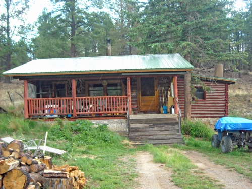 Seligman cabin on upper Cow Creek, Photo by George Stumpff 7/3/13k